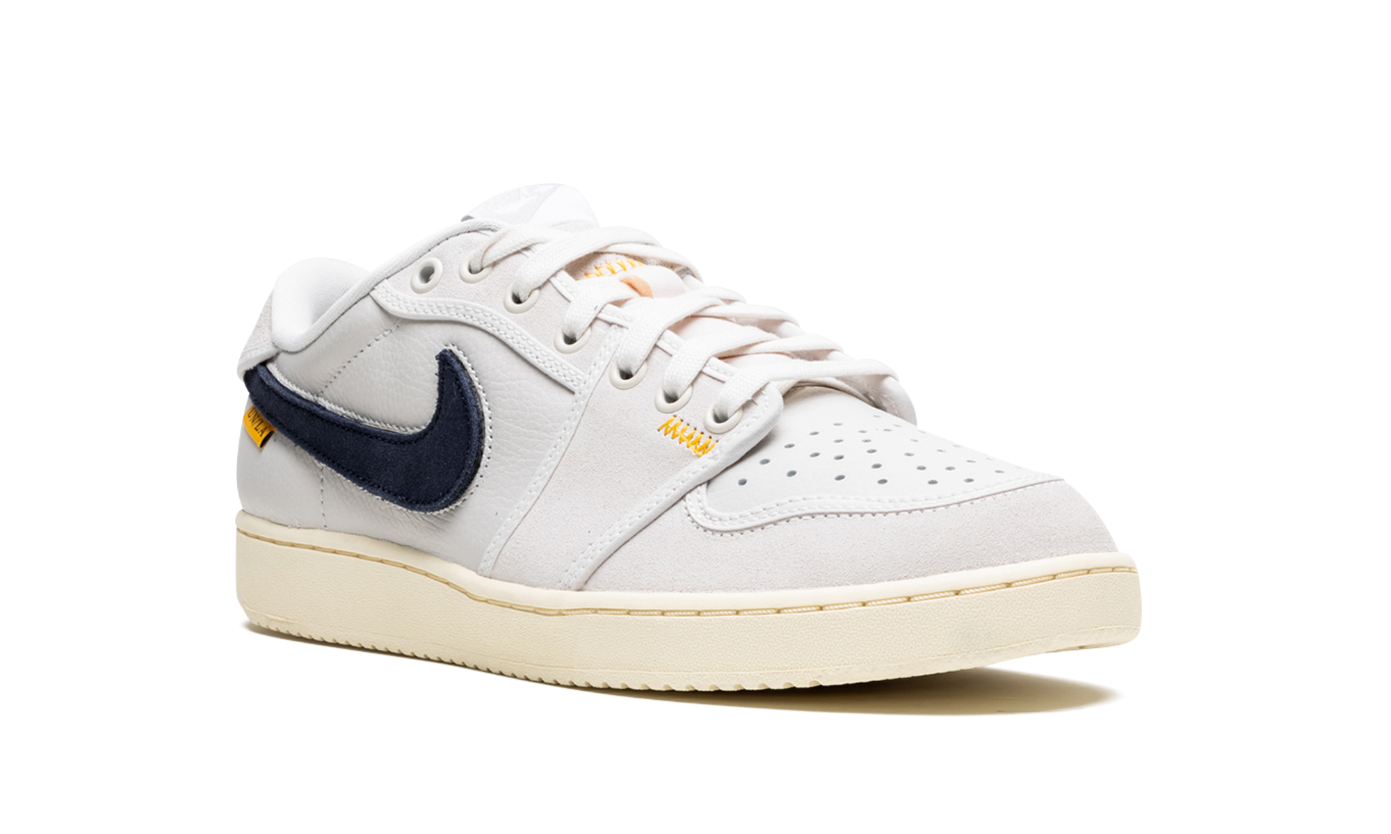 jordan 1 retro ajko low sp union sail leather+DZ4864-100+diagnol right view