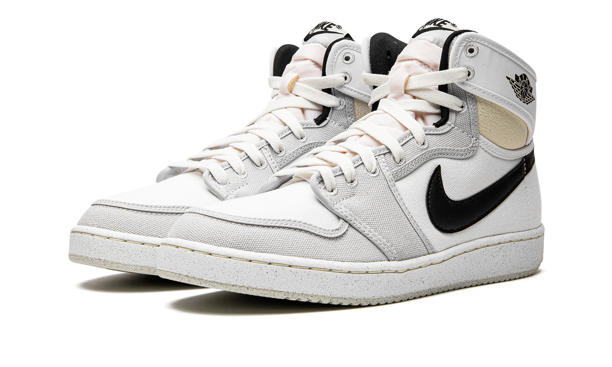 jordan 1 retro ajko white black grey fog+DO5047-100+diagnol left view