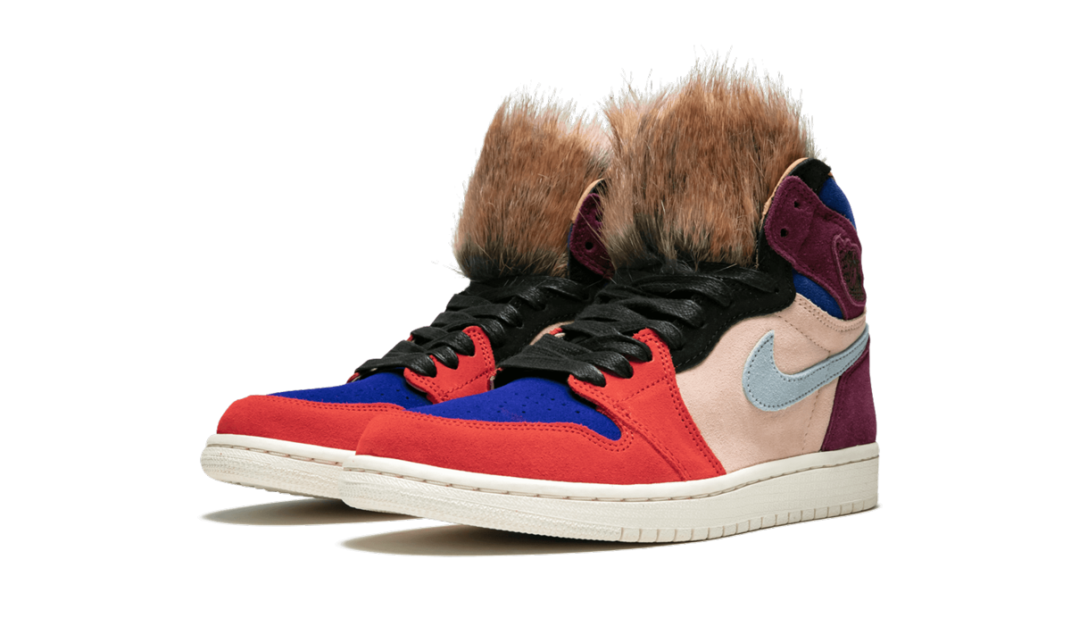 jordan 1 retro high aleali may court lux women s+BV2613-600+diagnol left view
