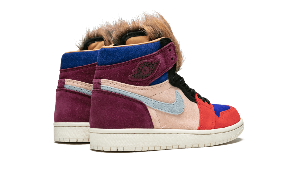 jordan 1 retro high aleali may court lux women s+BV2613-600+diagnol right behind view