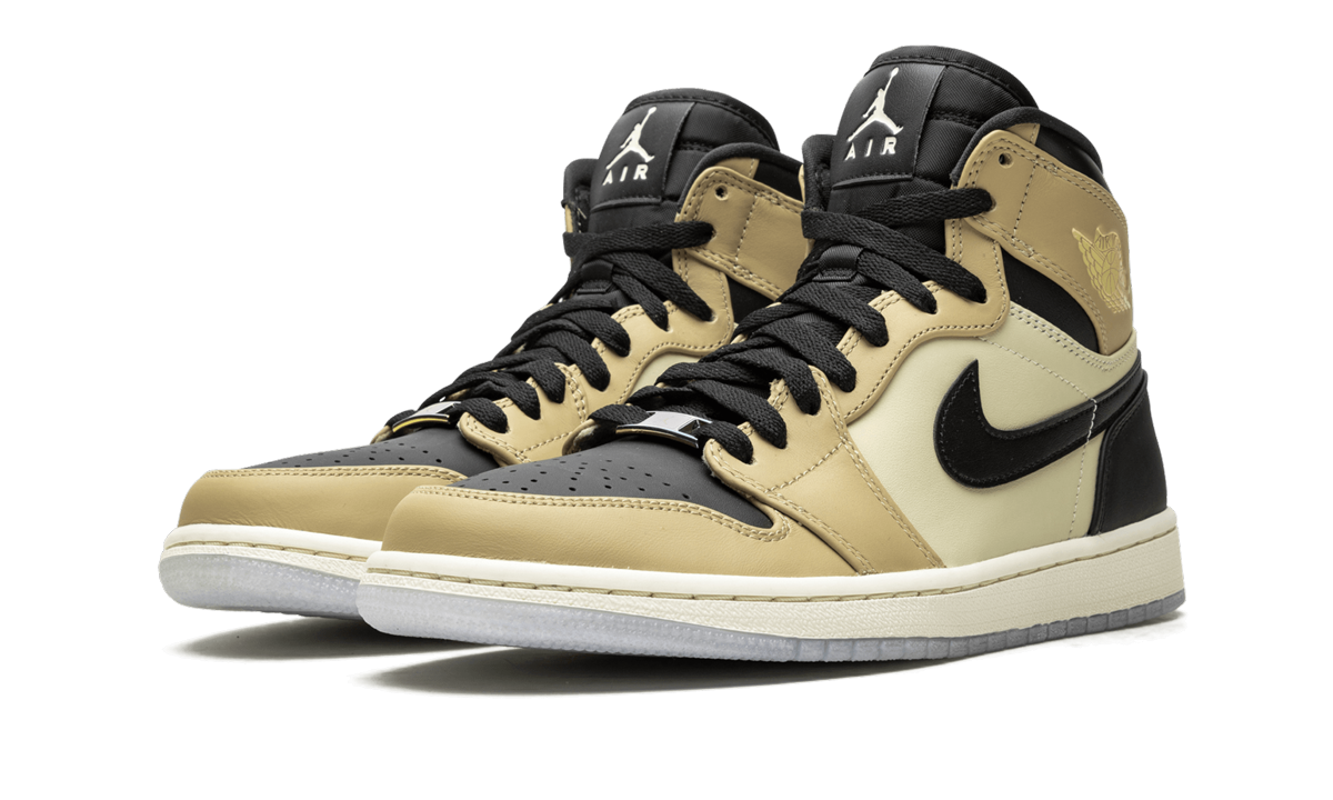 jordan 1 retro high black mushroom women s+AH7389-003+diagnol left view