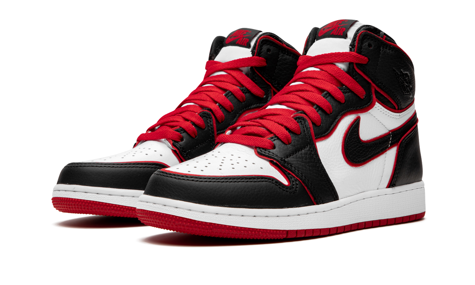 jordan 1 retro high bloodline gs+575441-062+diagnol left view