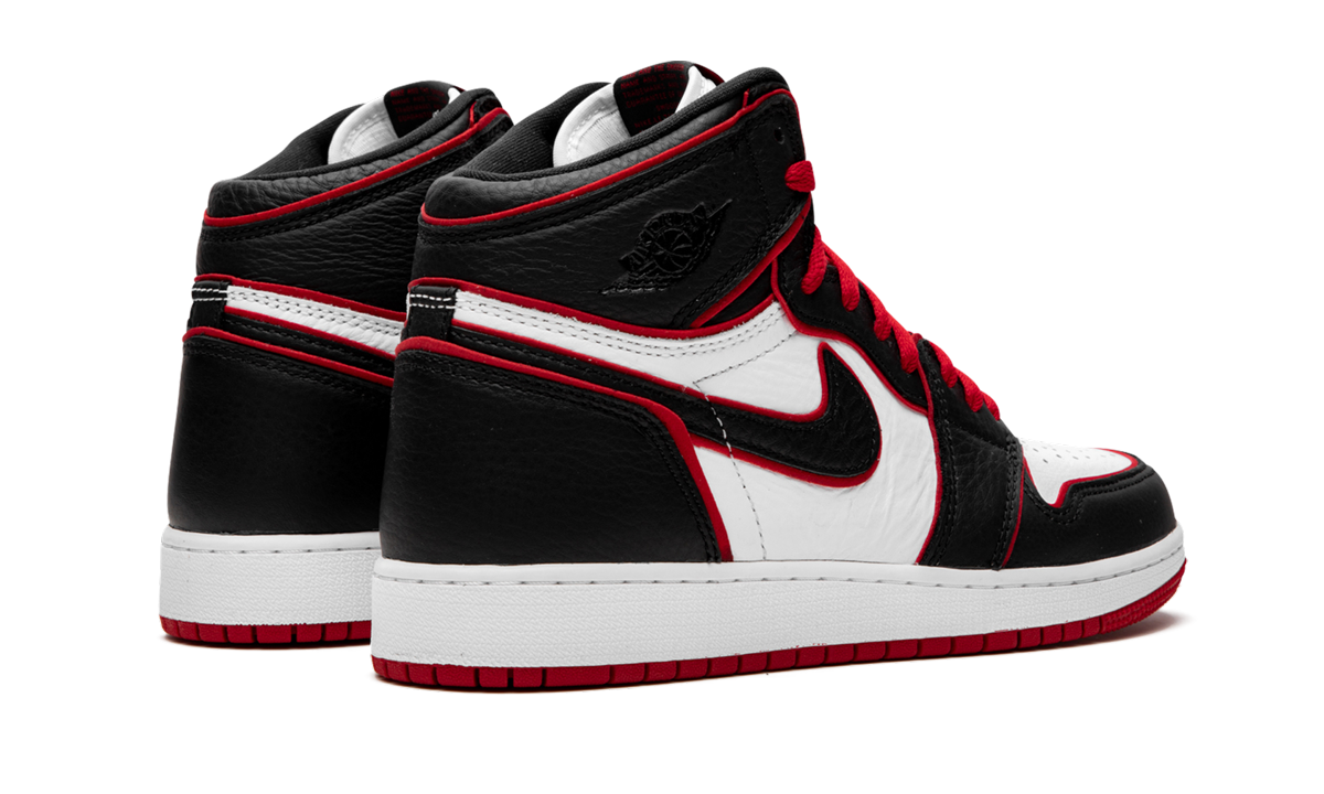 jordan 1 retro high bloodline gs+575441-062+diagnol right behind view