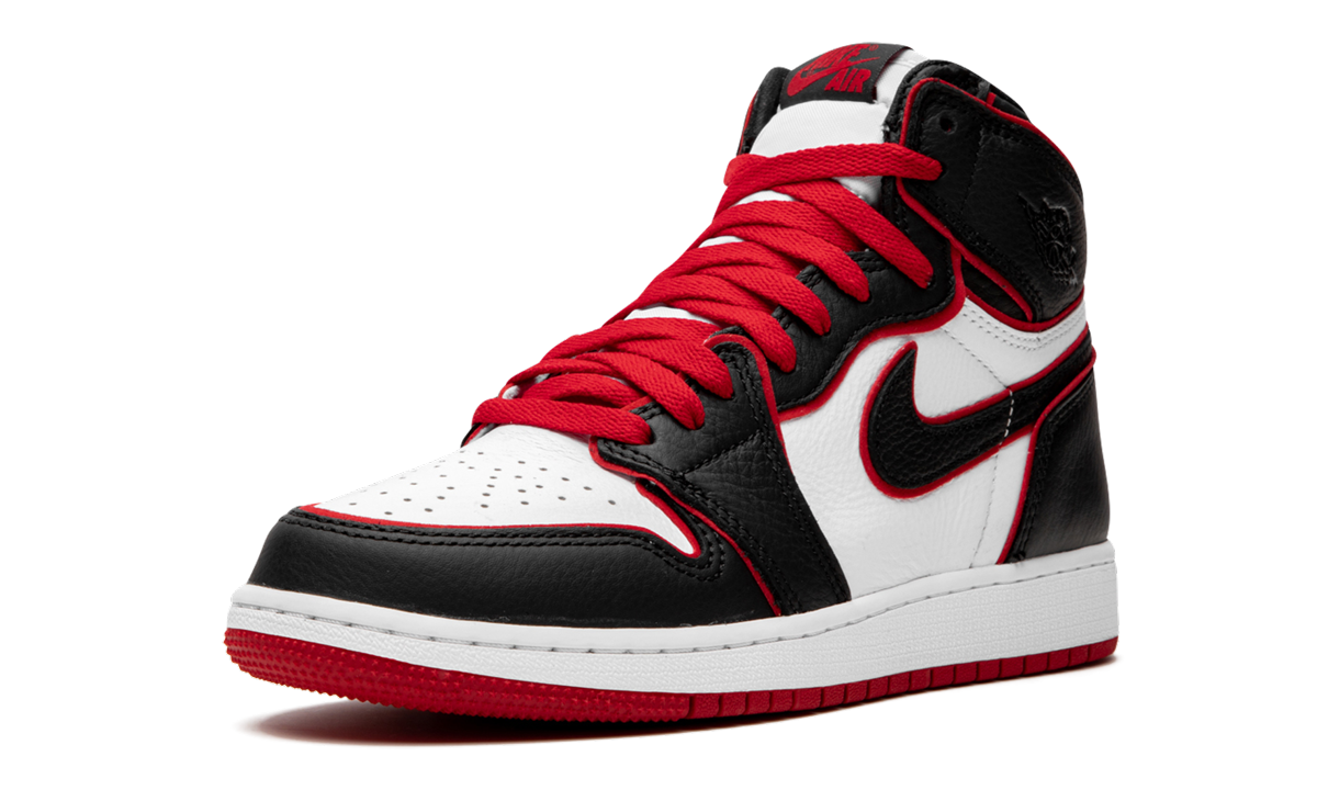 jordan 1 retro high bloodline gs+575441-062+left diagnol single view