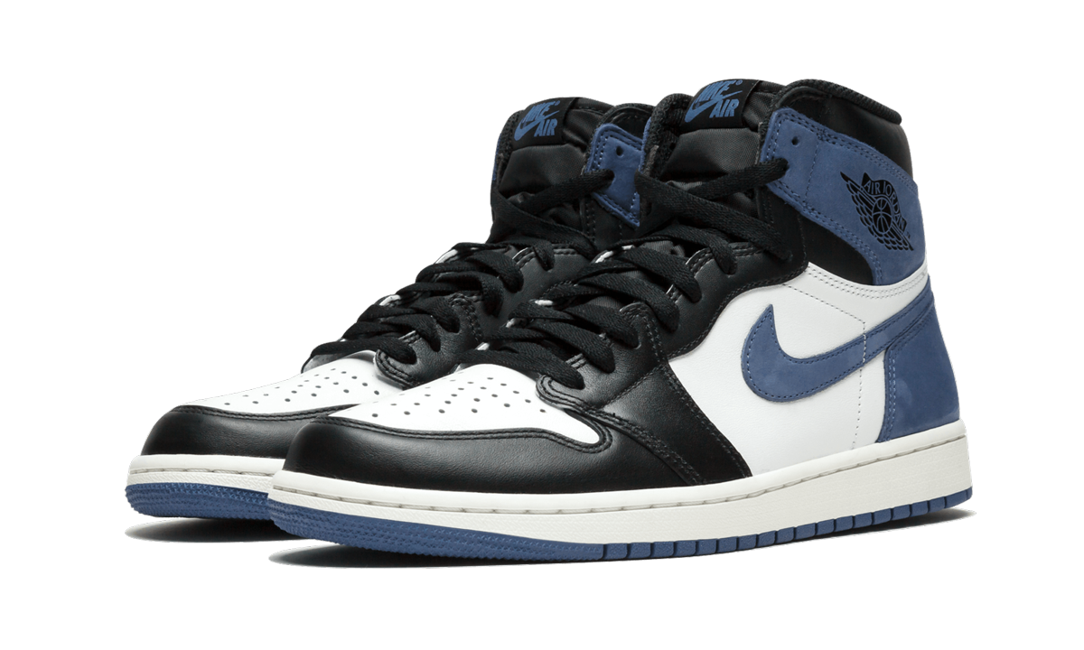 jordan 1 retro high blue moon+555088-115+diagnol left view