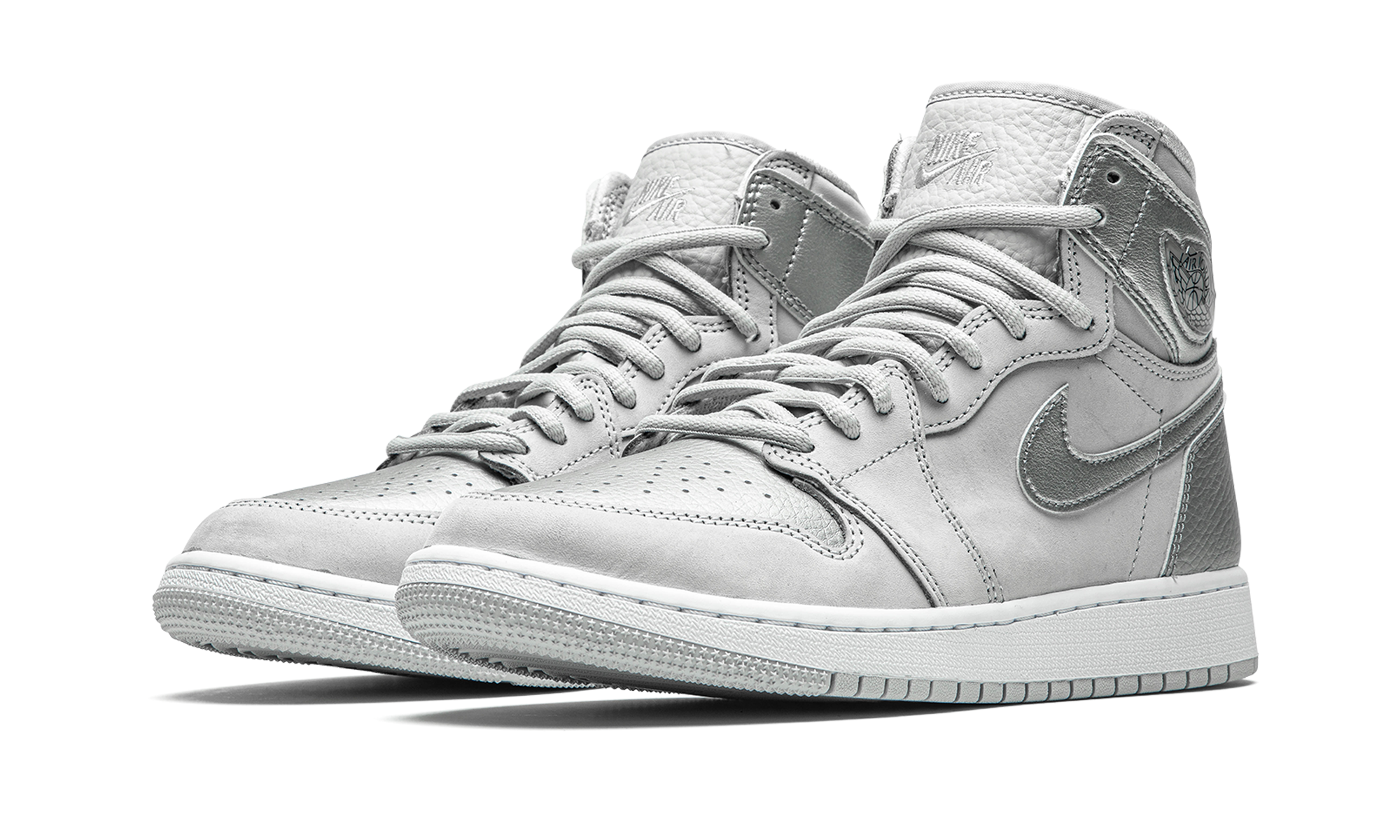 jordan 1 retro high co japan neutral grey gs+575441-029+diagnol left view