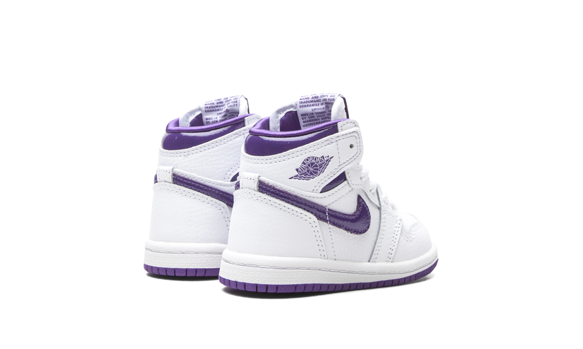 jordan 1 retro high court purple 2021 td+CU0450-151+diagnol right behind view