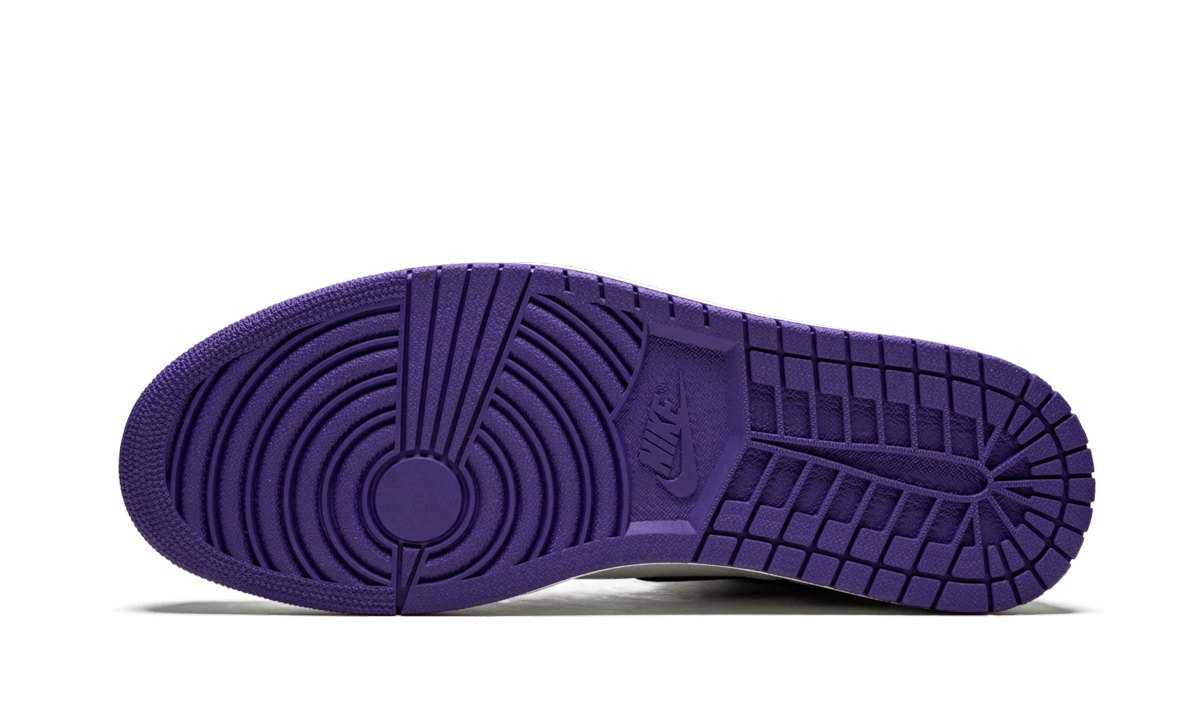 jordan 1 retro high court purple+555088-501+bottom view