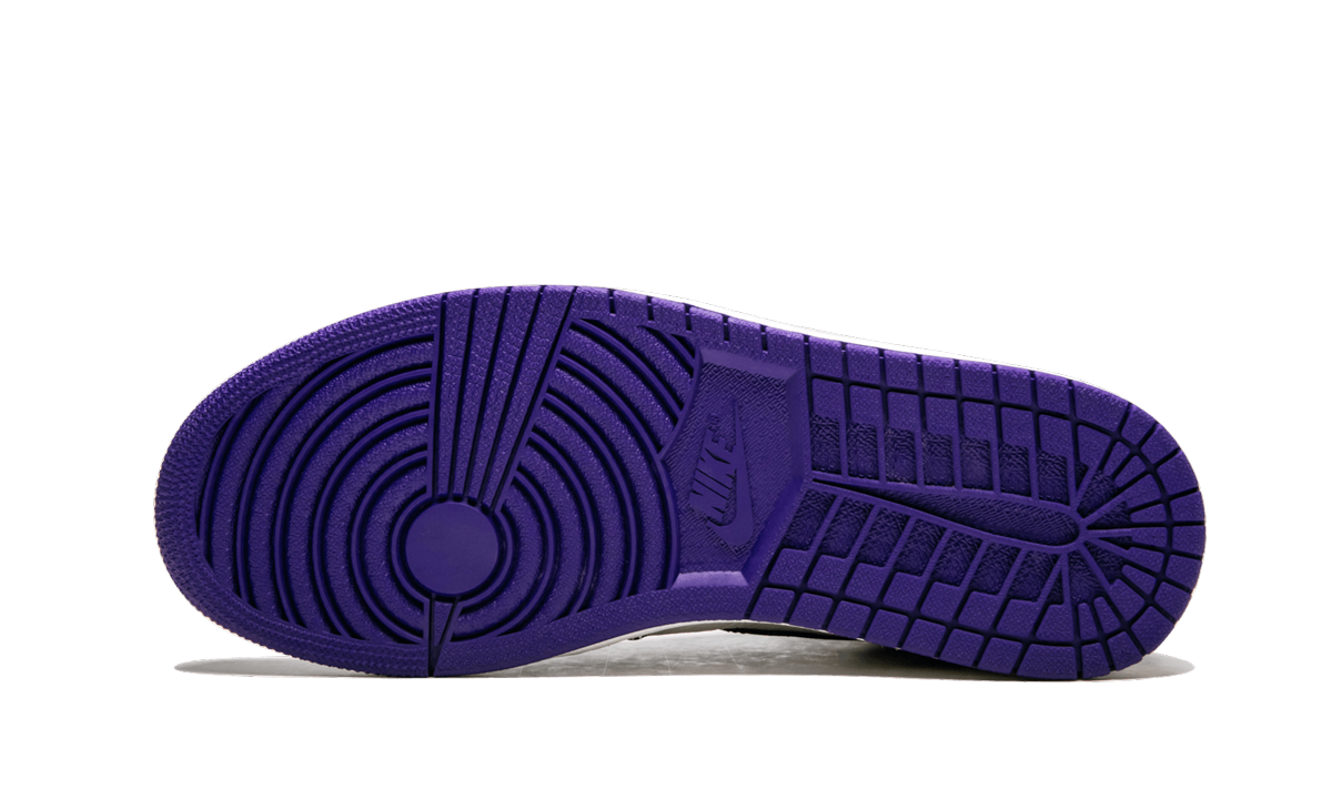 jordan 1 retro high court purple gs+575441-501+bottom view