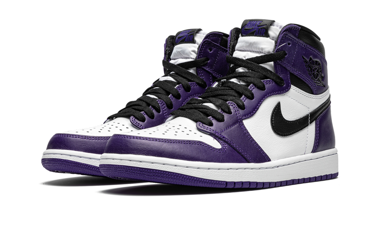 jordan 1 retro high court purple white+555088-500+diagnol left view