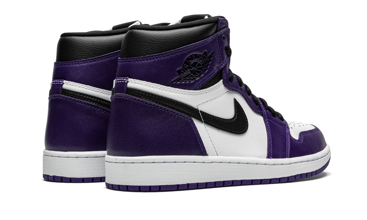 jordan 1 retro high court purple white+555088-500+diagnol right behind view
