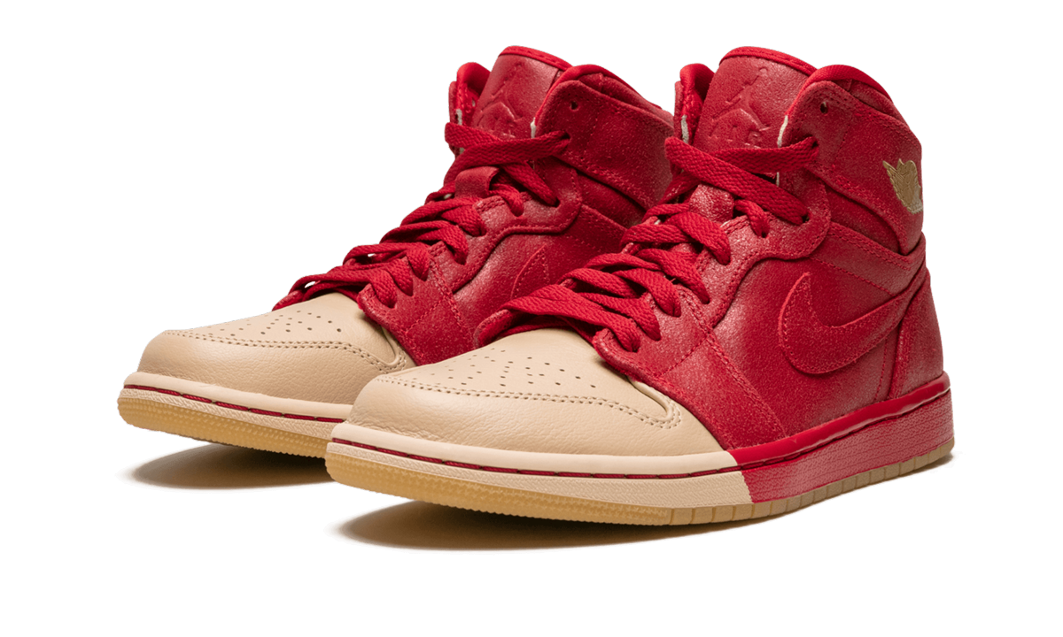 jordan 1 retro high dip toe red women s+AH7389-607+diagnol left view