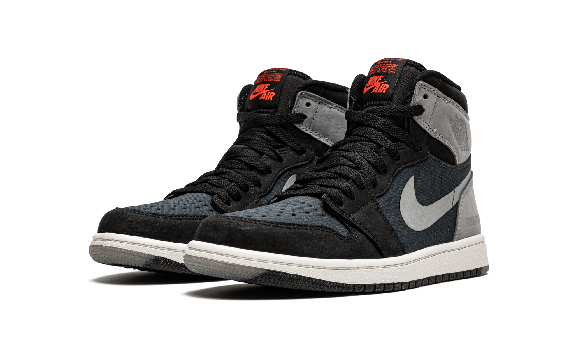 jordan 1 retro high element gore tex black particle grey+DB2889-001+diagnol left view