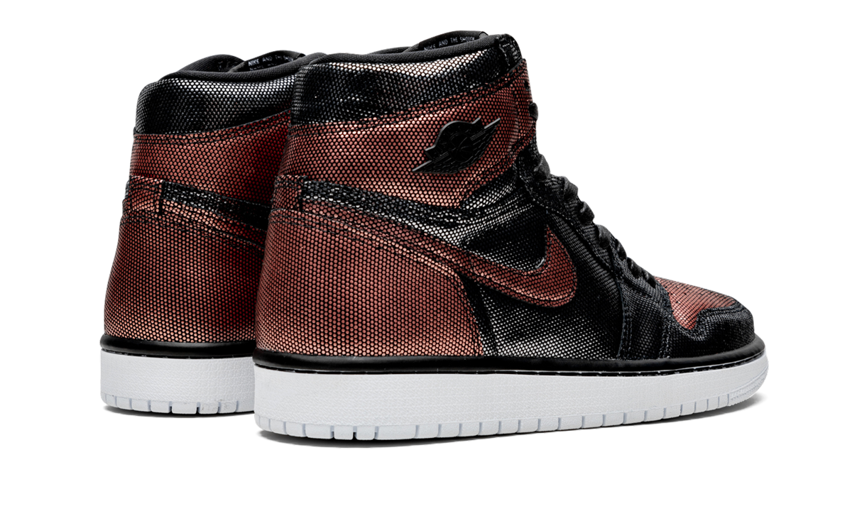 jordan 1 retro high fearless metallic rose gold women s+CU6690-006+diagnol right behind view