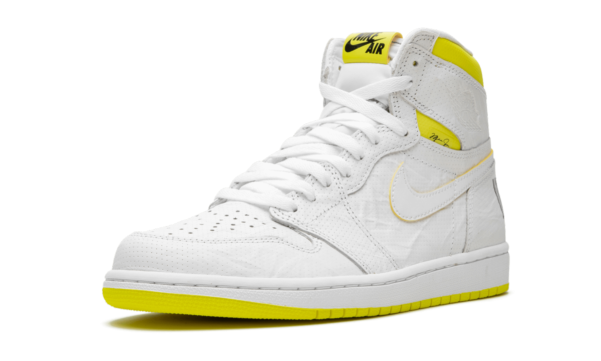 jordan 1 retro high first class flight+555088-170+left diagnol single view