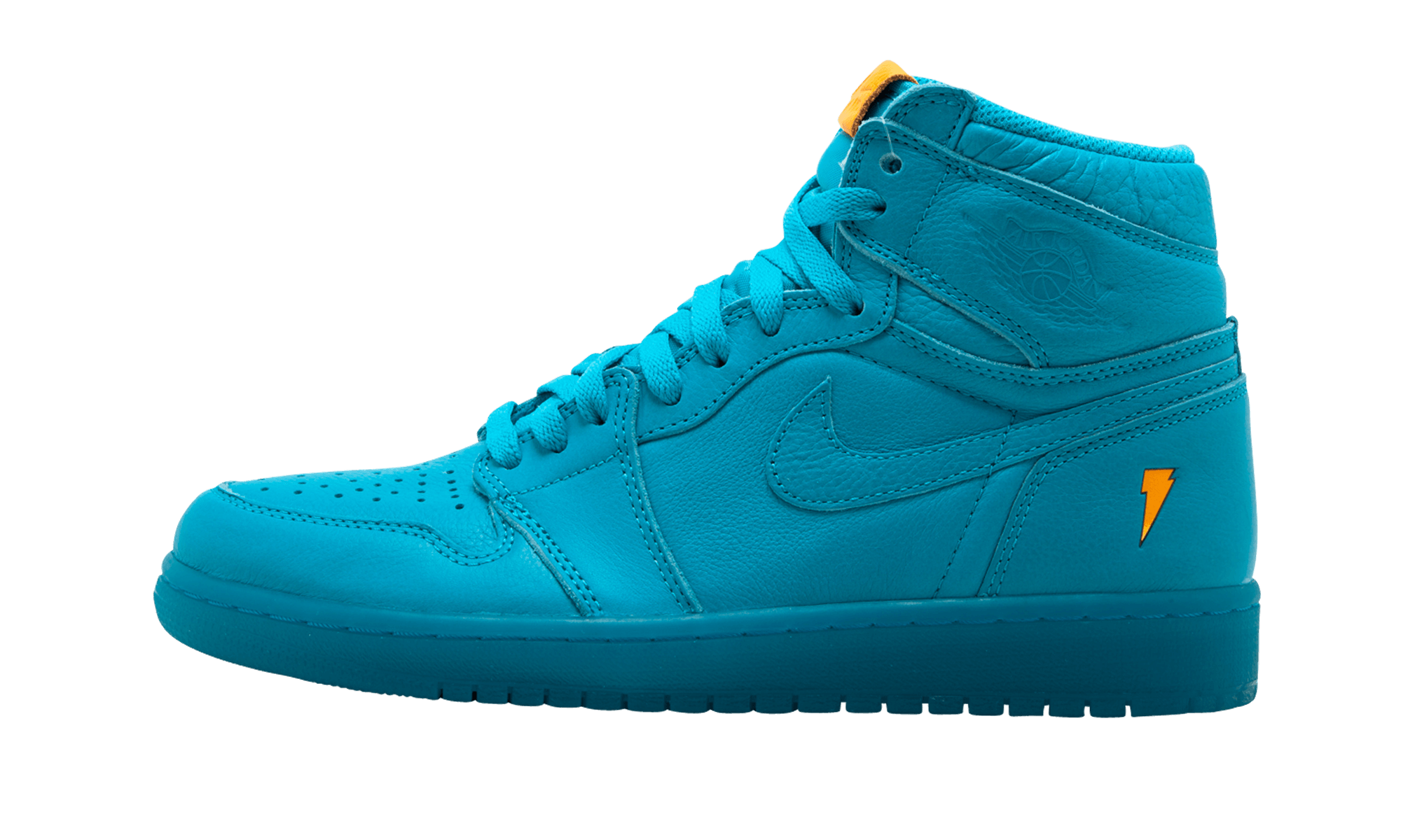 jordan 1 retro high gatorade blue lagoon+AJ5997-455+diagnol right view 3