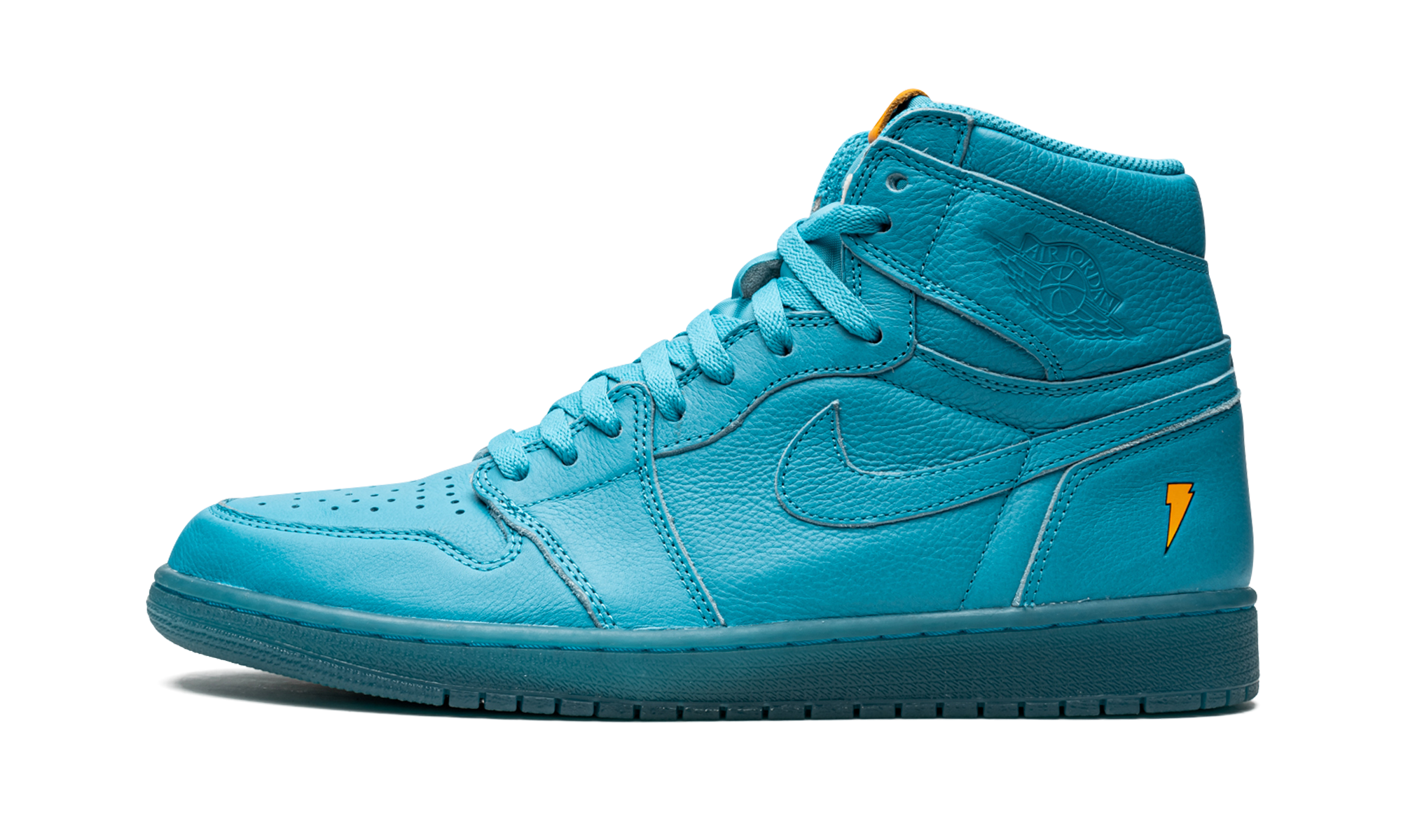 jordan 1 retro high gatorade blue lagoon+AJ5997-455+diagnol right view 4