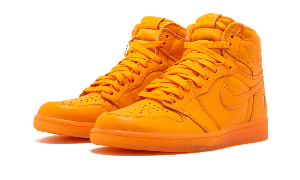 jordan 1 retro high gatorade orange peel+AJ5997-880+diagnol left view