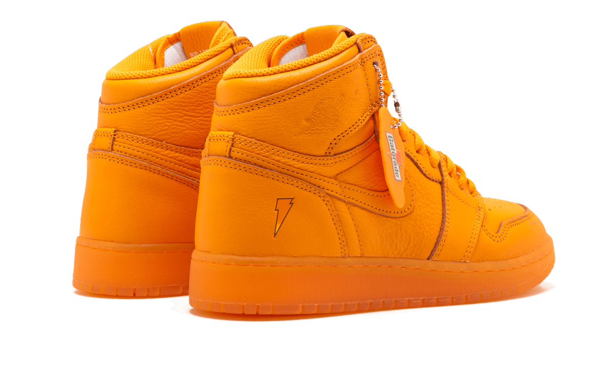 jordan 1 retro high gatorade orange peel gs+AJ6000-880+diagnol right behind view