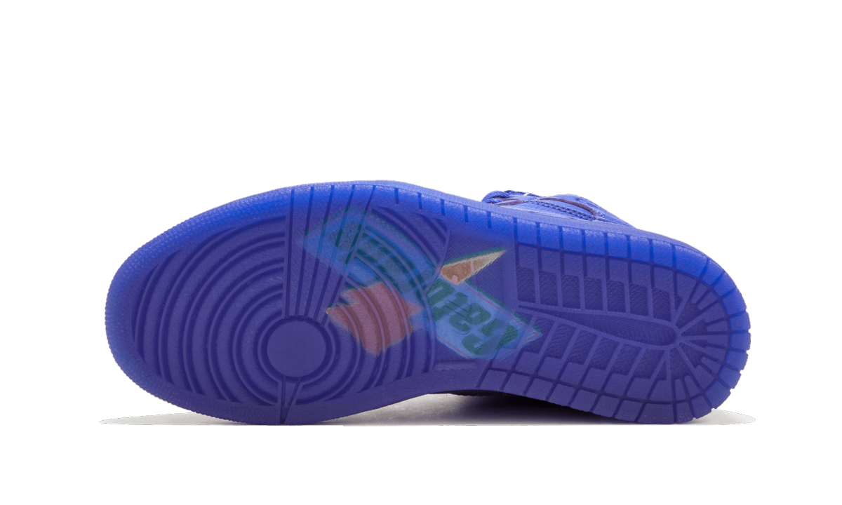 jordan 1 retro high gatorade rush violet+AJ5997-555+bottom view