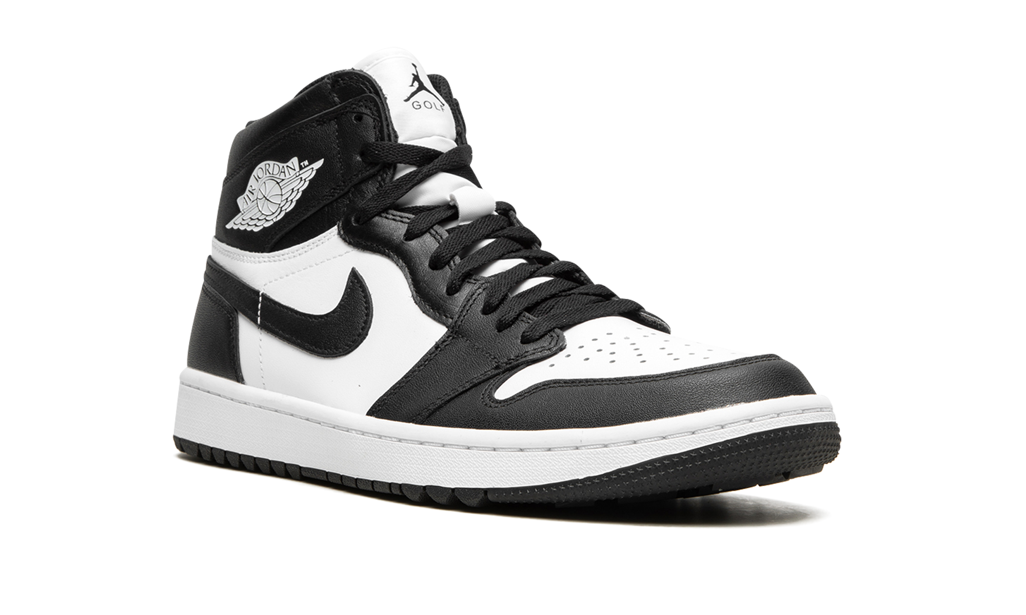 jordan 1 retro high golf black white+DQ0660-101+diagnol right view