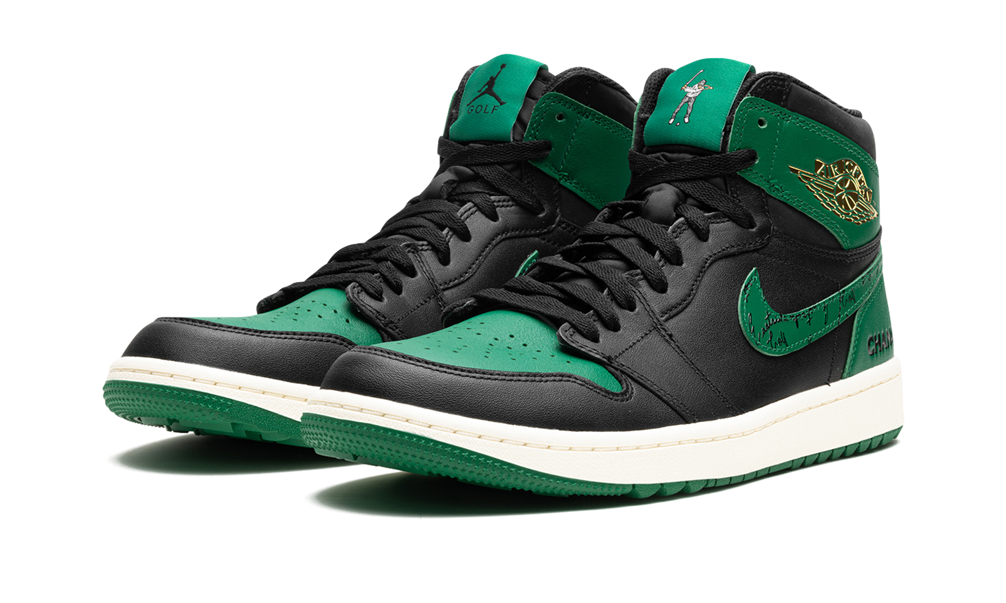 jordan 1 retro high golf eastside golf 1961+FJ0849-001+diagnol left view