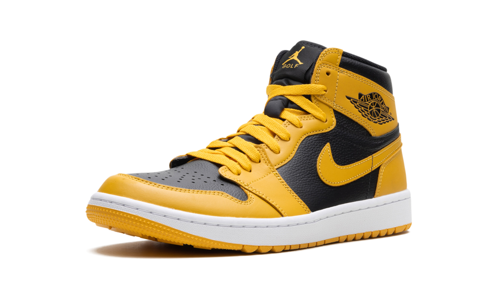 jordan 1 retro high golf pollen+DQ0660-700+left diagnol single view