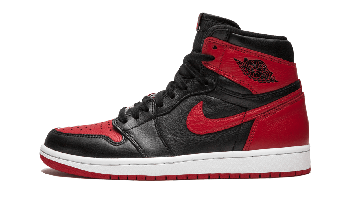 jordan 1 retro high homage to home non numbered+861428-061+diagnol left view