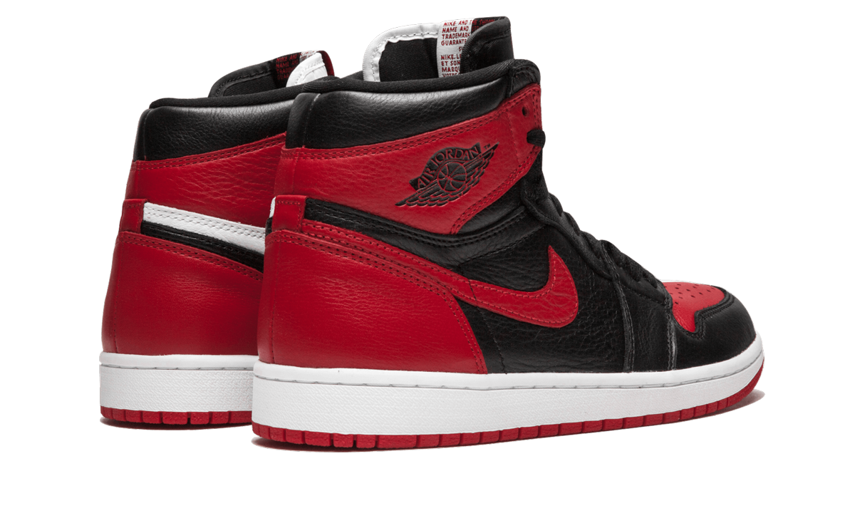 jordan 1 retro high homage to home non numbered+861428-061+left diagnol single view