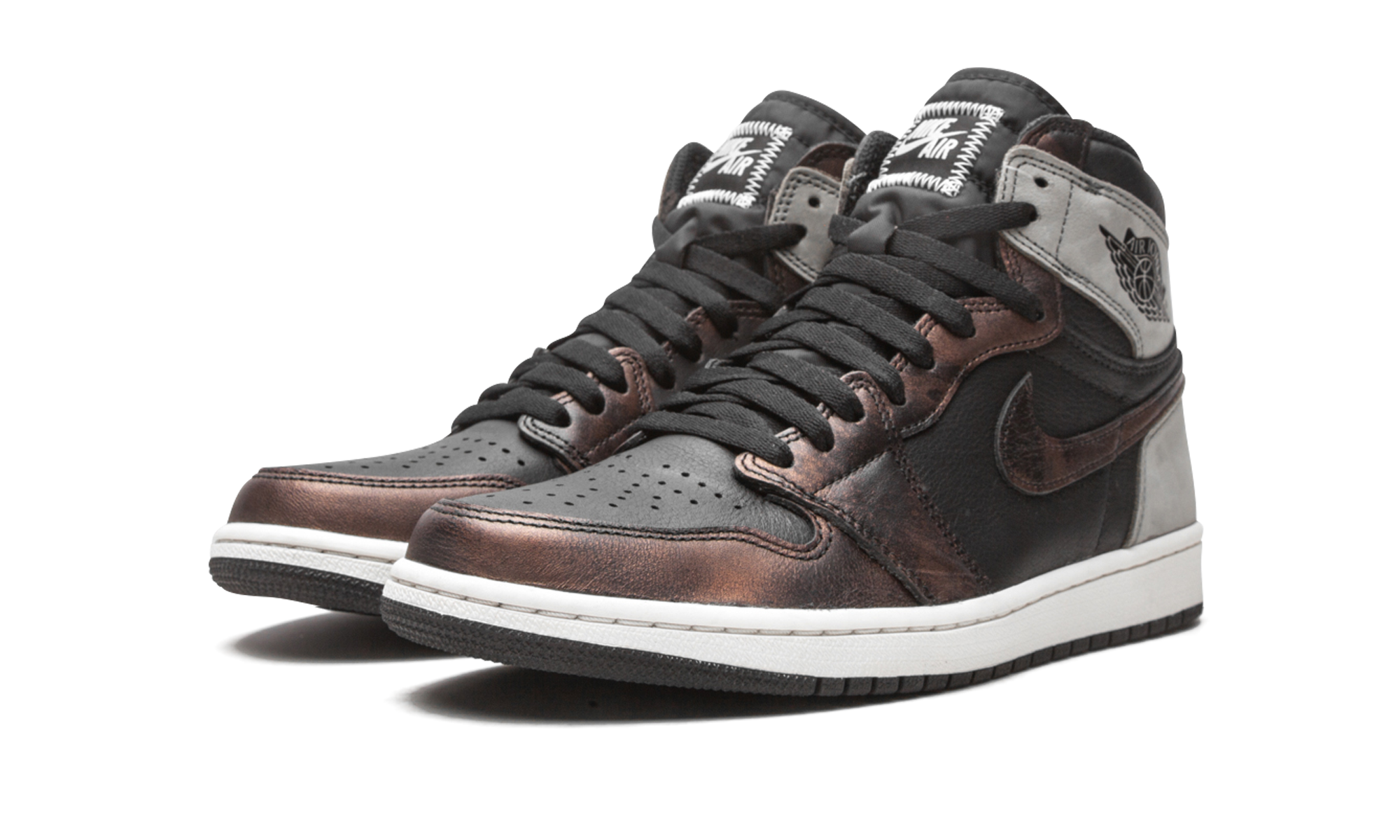 jordan 1 retro high light army rust shadow patina+555088-033+diagnol left view