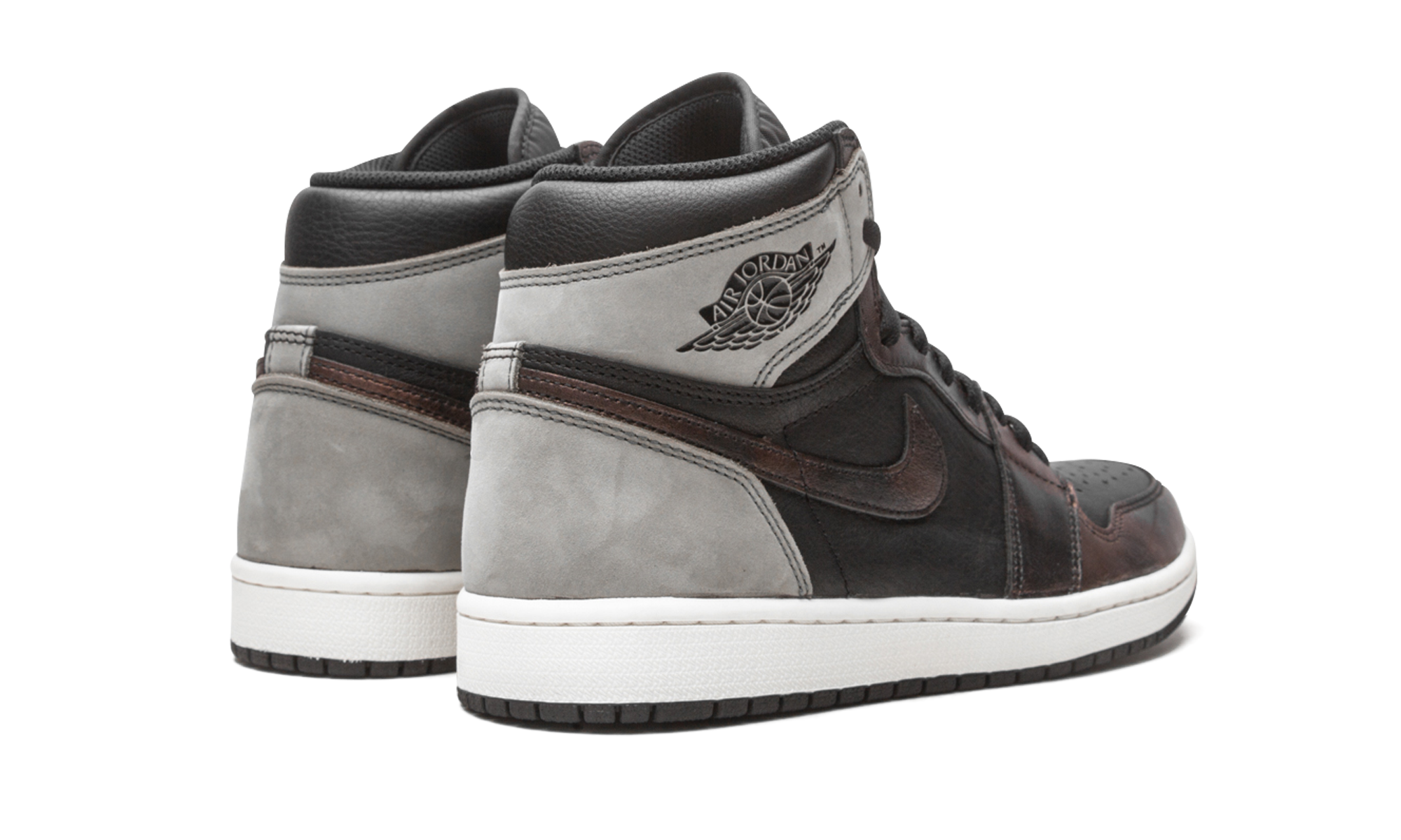 jordan 1 retro high light army rust shadow patina+555088-033+diagnol right behind view