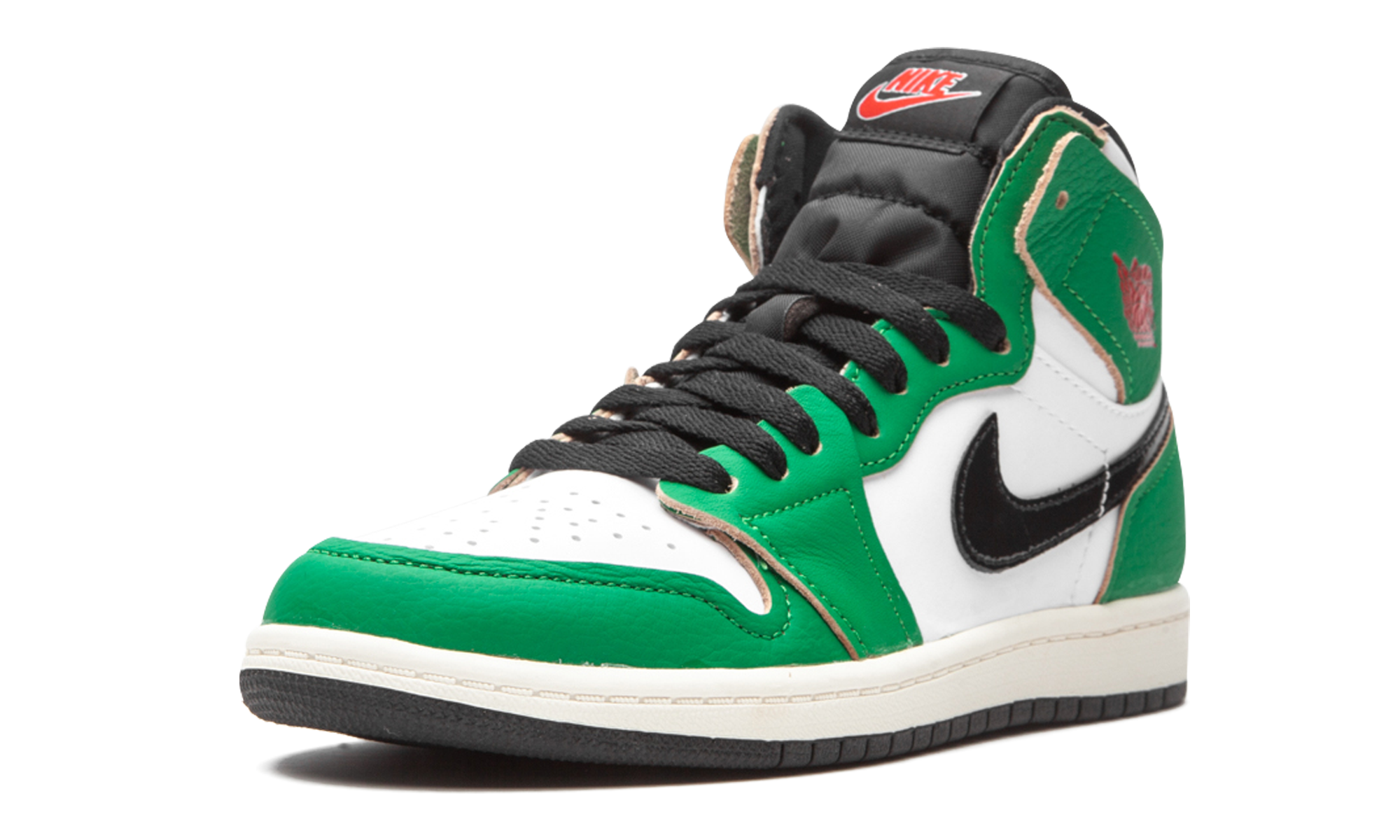 jordan 1 retro high lucky green ps+CU0449-300+left diagnol single view