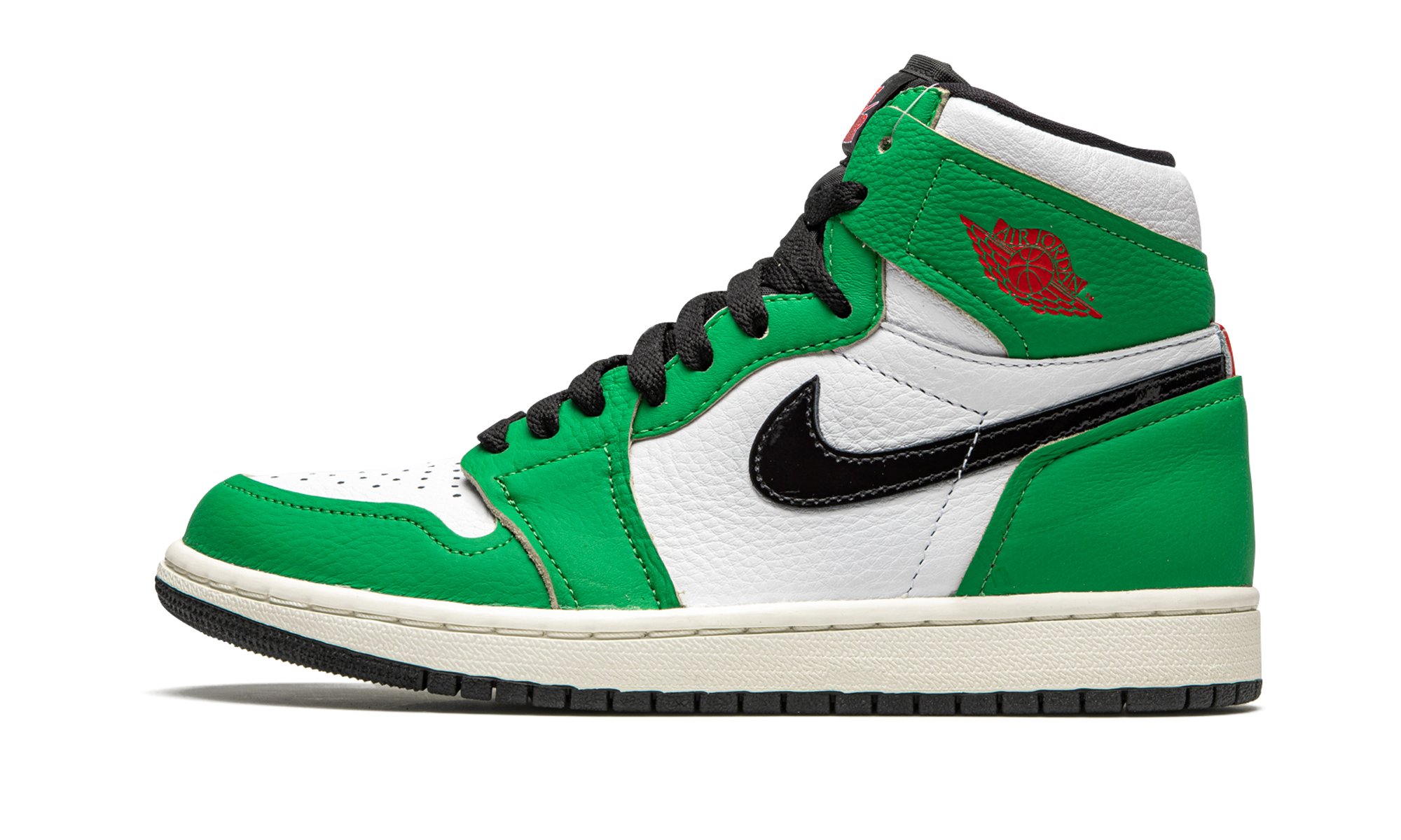 jordan 1 retro high lucky green women s+DB4612-300+diagnol right view 1