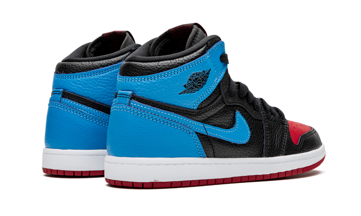 jordan 1 retro high nc to chi ps+CU0449-046+diagnol right behind view
