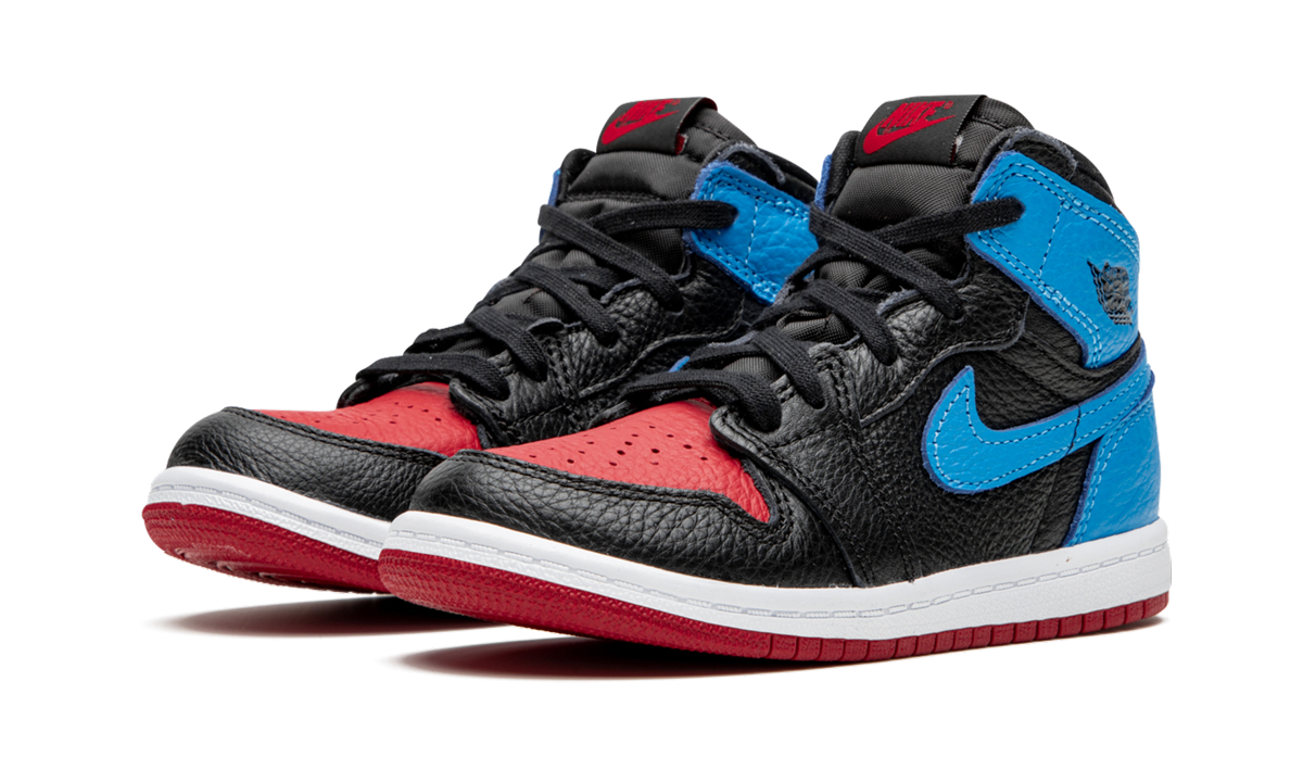 jordan 1 retro high nc to chi td+CU0450-046+diagnol left view