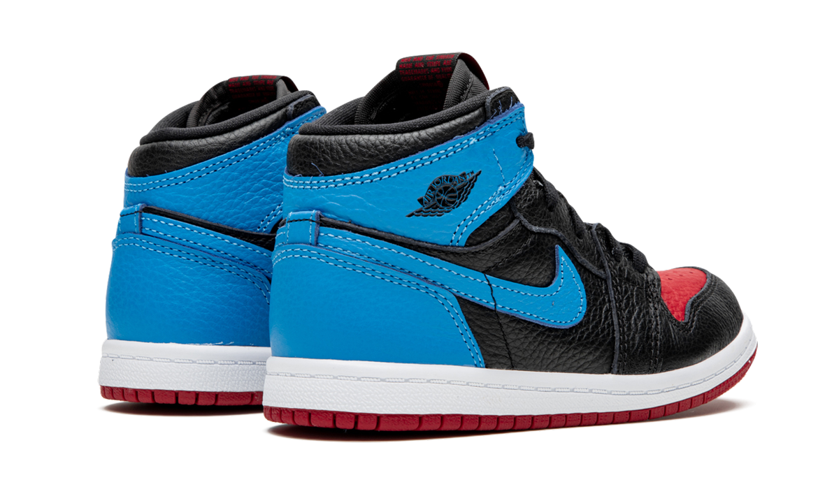 jordan 1 retro high nc to chi td+CU0450-046+diagnol right behind view