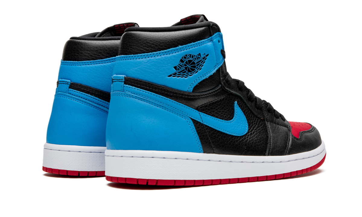 jordan 1 retro high nc to chi women s+CD0461-046+diagnol right behind view