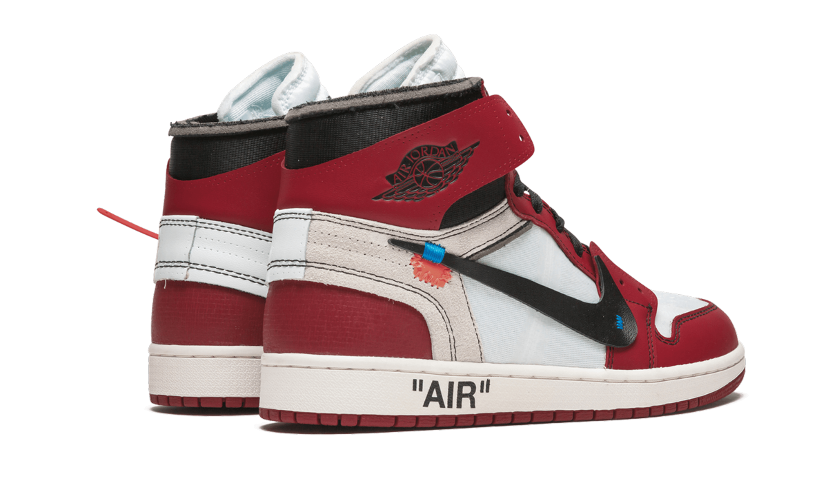 jordan 1 retro high off white chicago+AA3834-101+diagnol right behind view