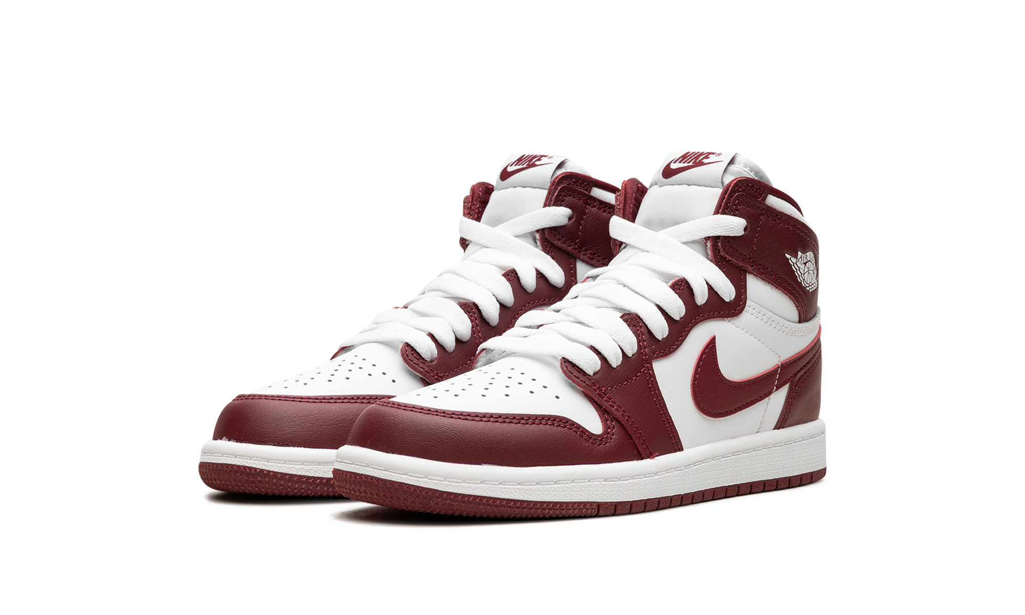 jordan 1 retro high og artisanal team red ps+FD1412-160+diagnol left view