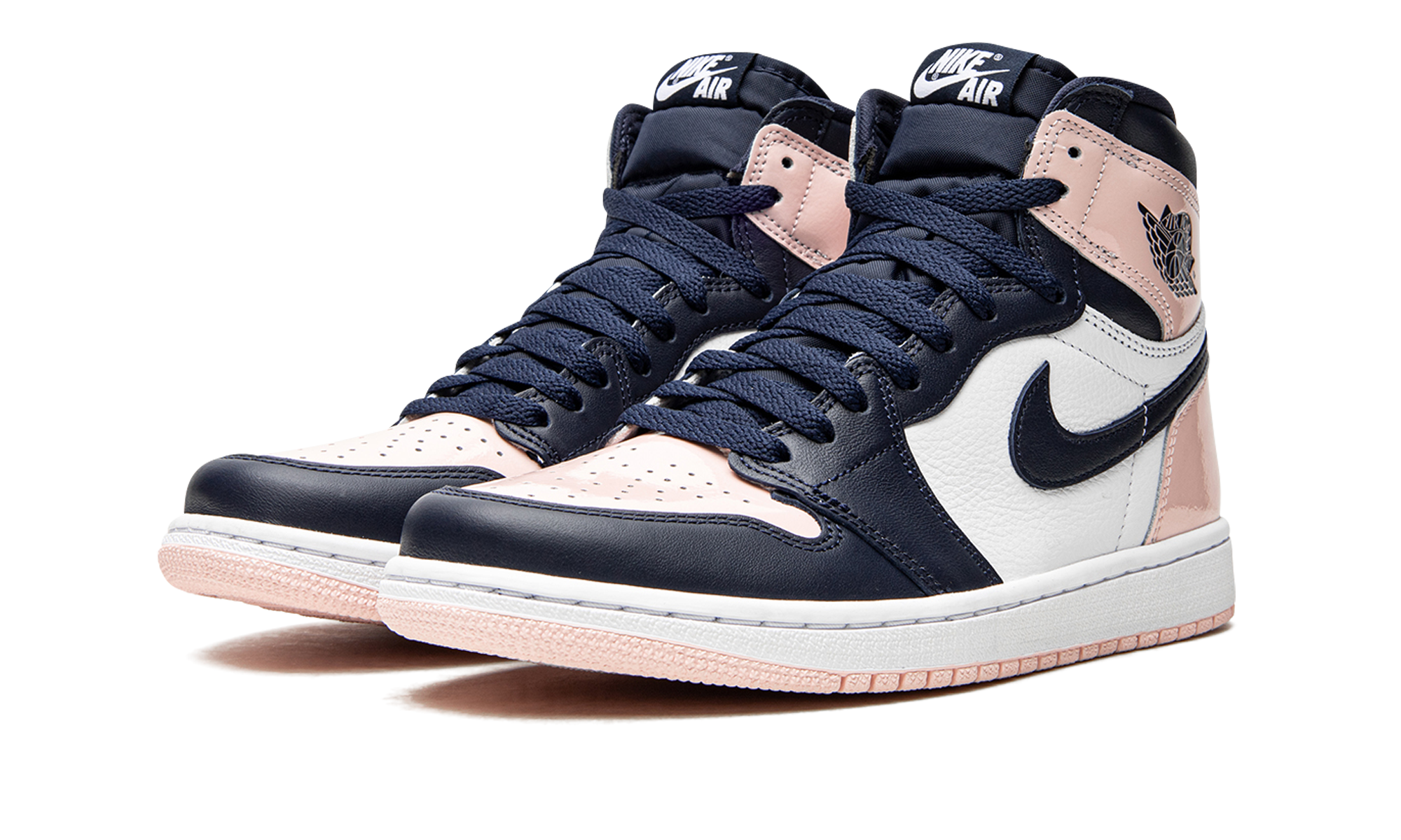 jordan 1 retro high og atmosphere women s+DD9335-641+diagnol left view