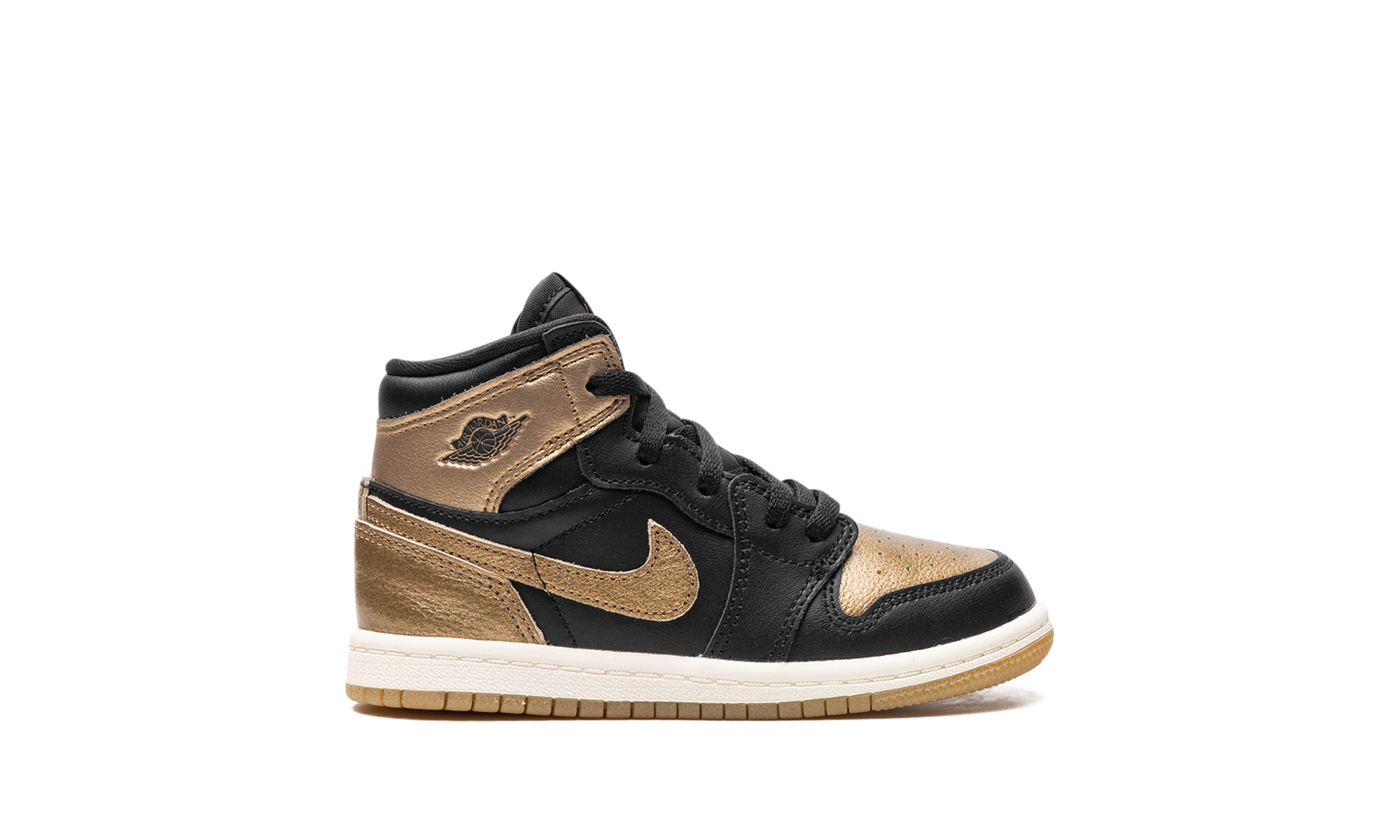 jordan 1 retro high og black metallic gold td+FD1413-071+right view