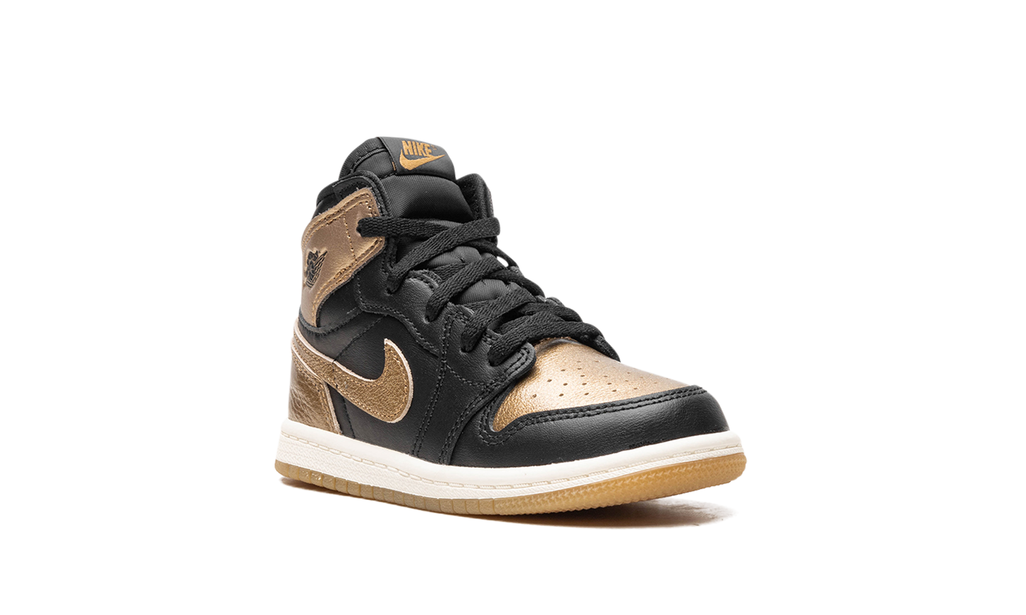 jordan 1 retro high og black metallic gold td+FD1413-071+diagnol right view