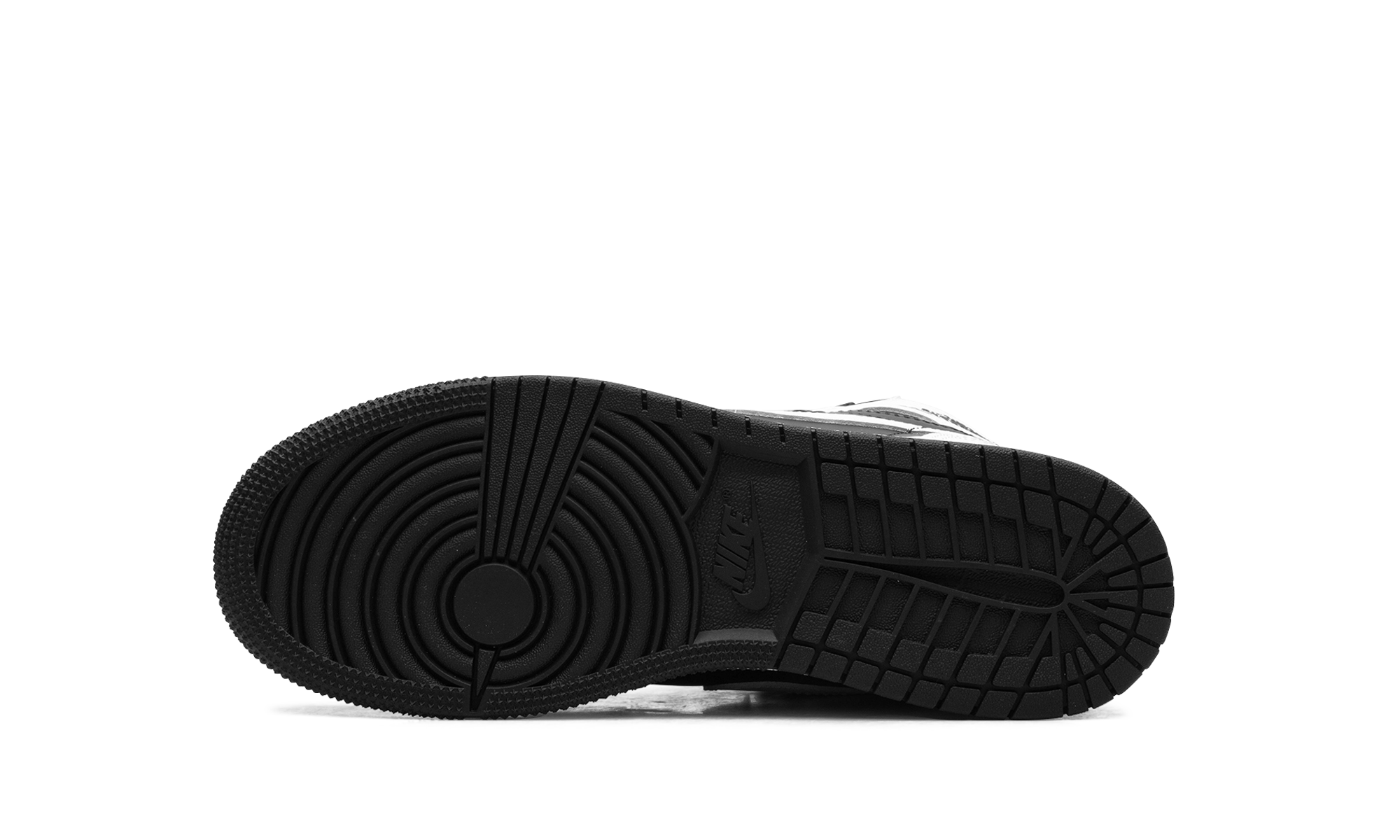 jordan 1 retro high og black white gs+FD1437-010+bottom view