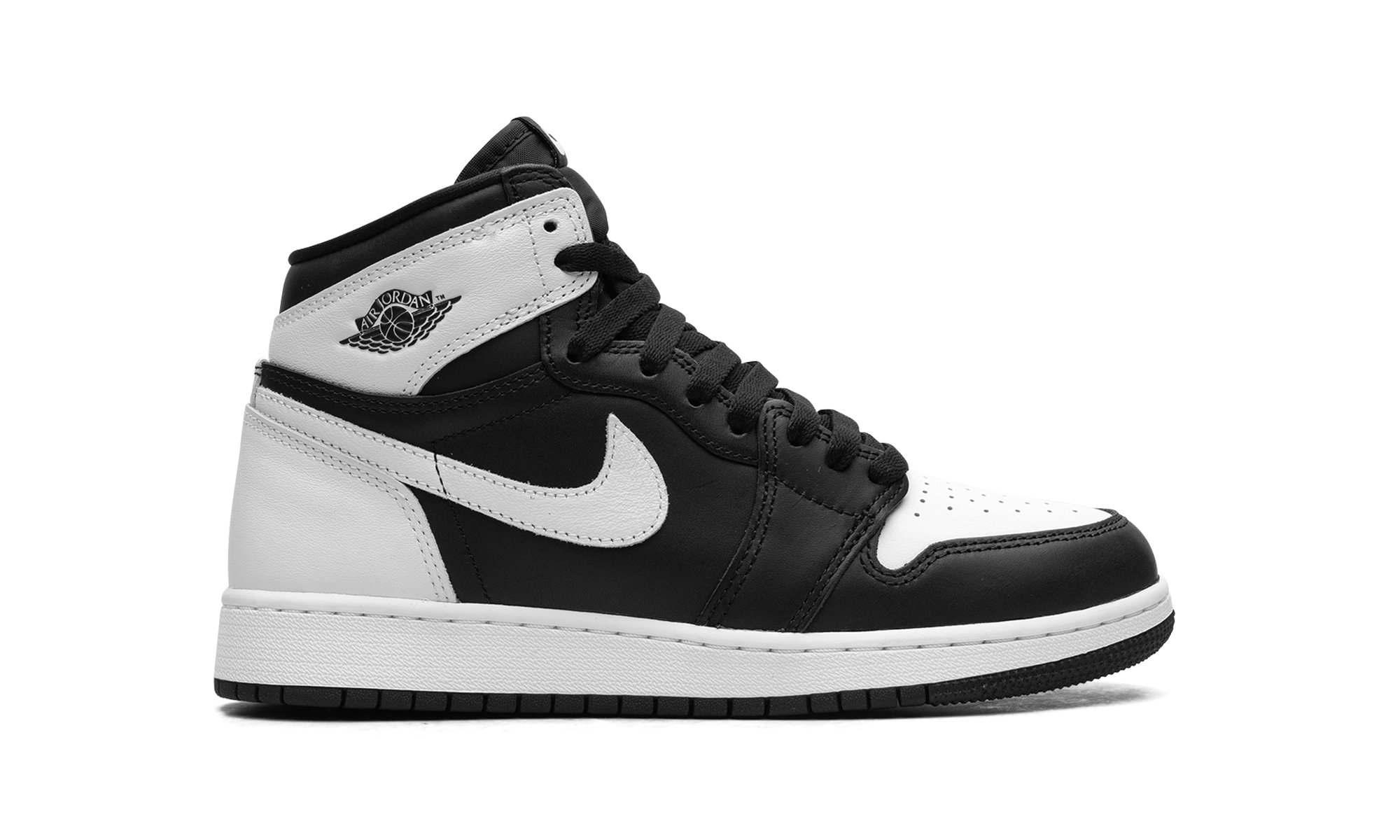 jordan 1 retro high og black white gs+FD1437-010+right view