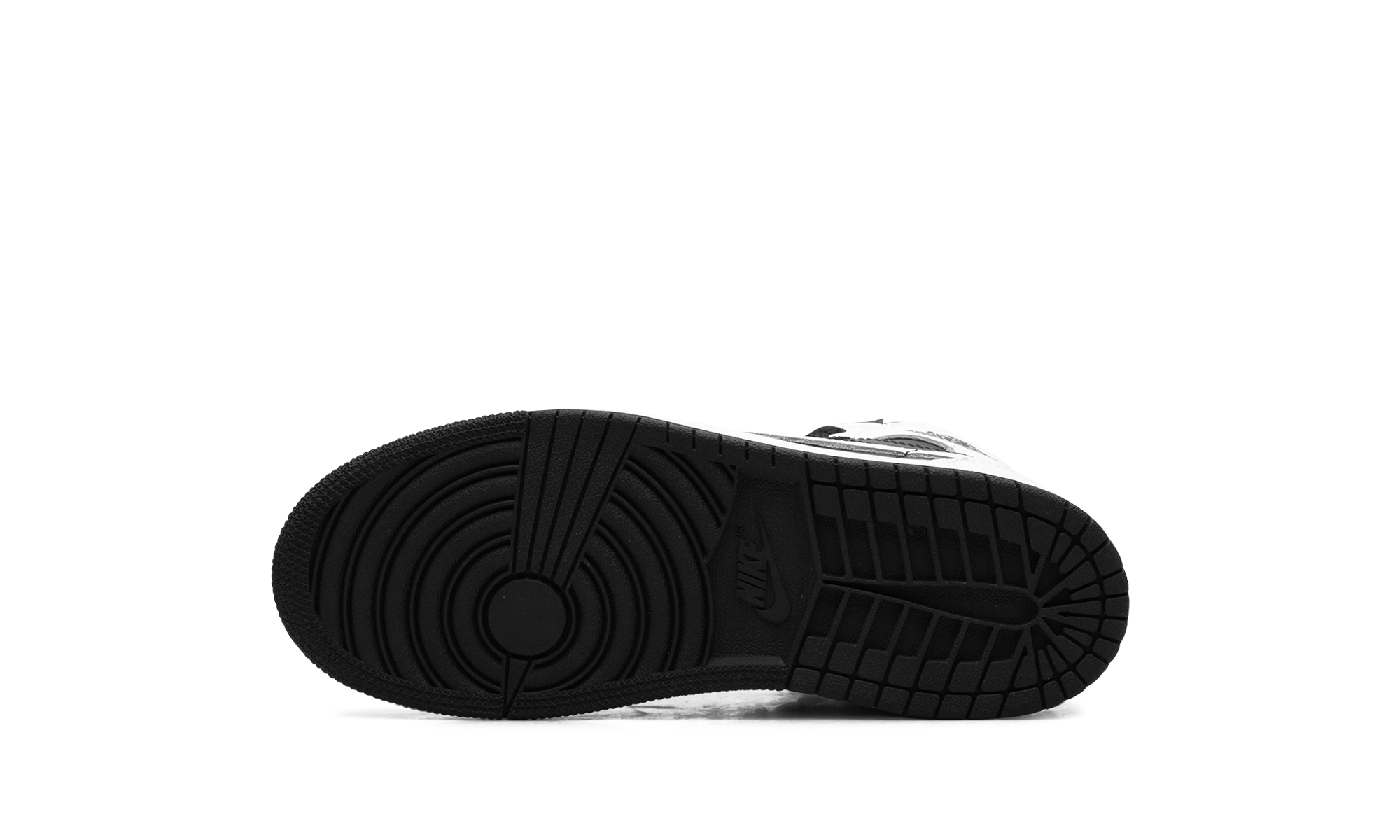 jordan 1 retro high og black white ps+FD1412-010+bottom view