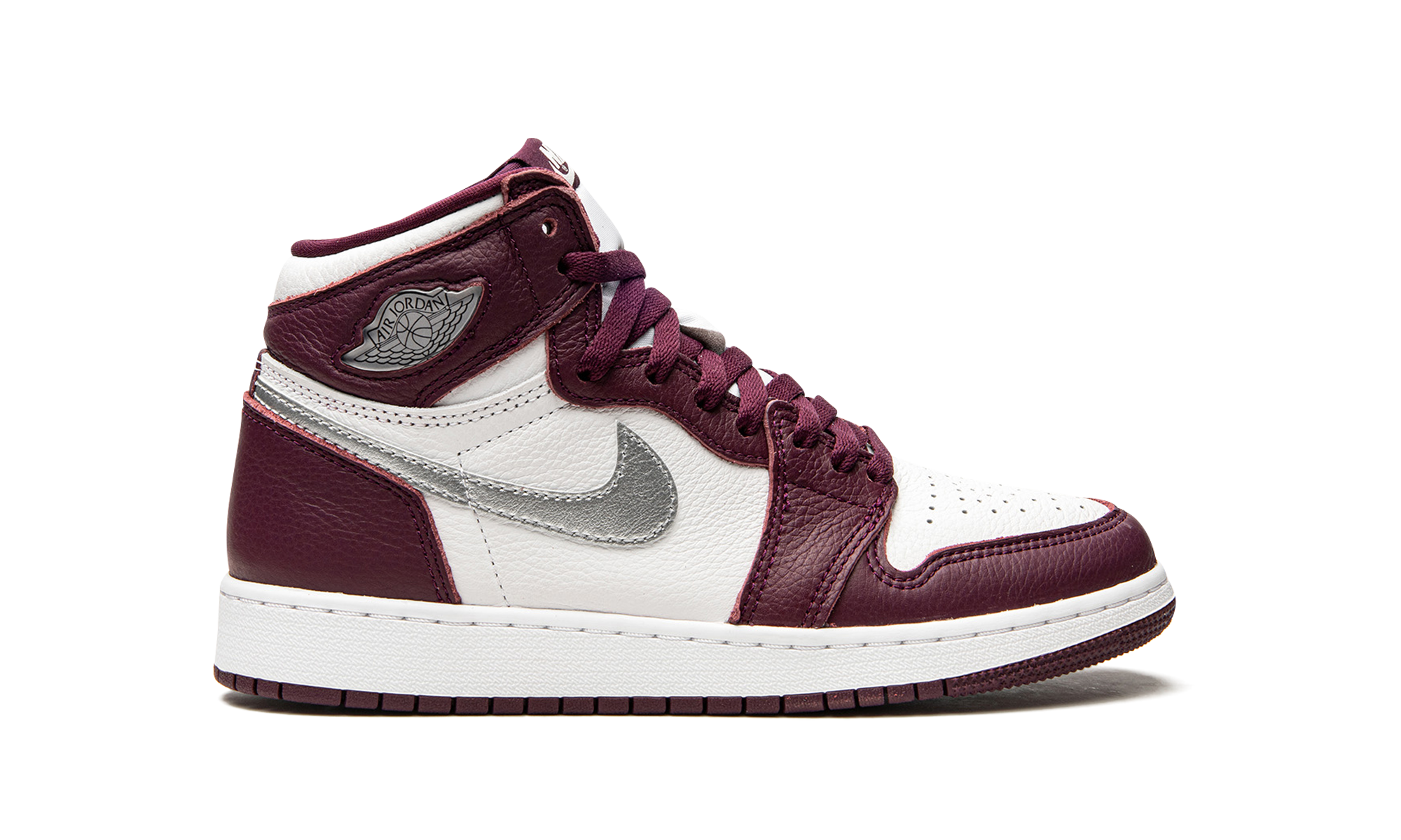 jordan 1 retro high og bordeaux gs+575441-611+right view