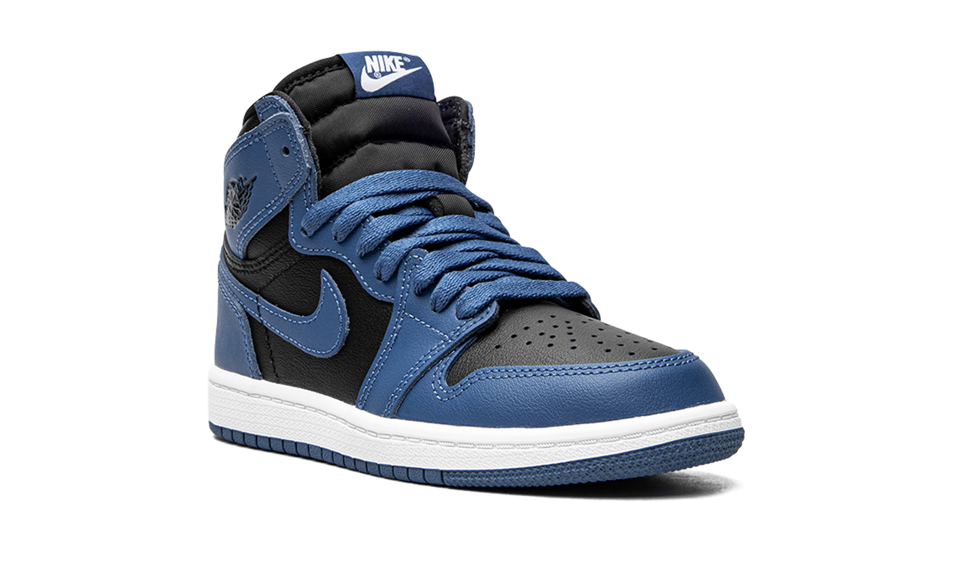 jordan 1 retro high og dark marina blue ps+AQ2664-404+diagnol right view