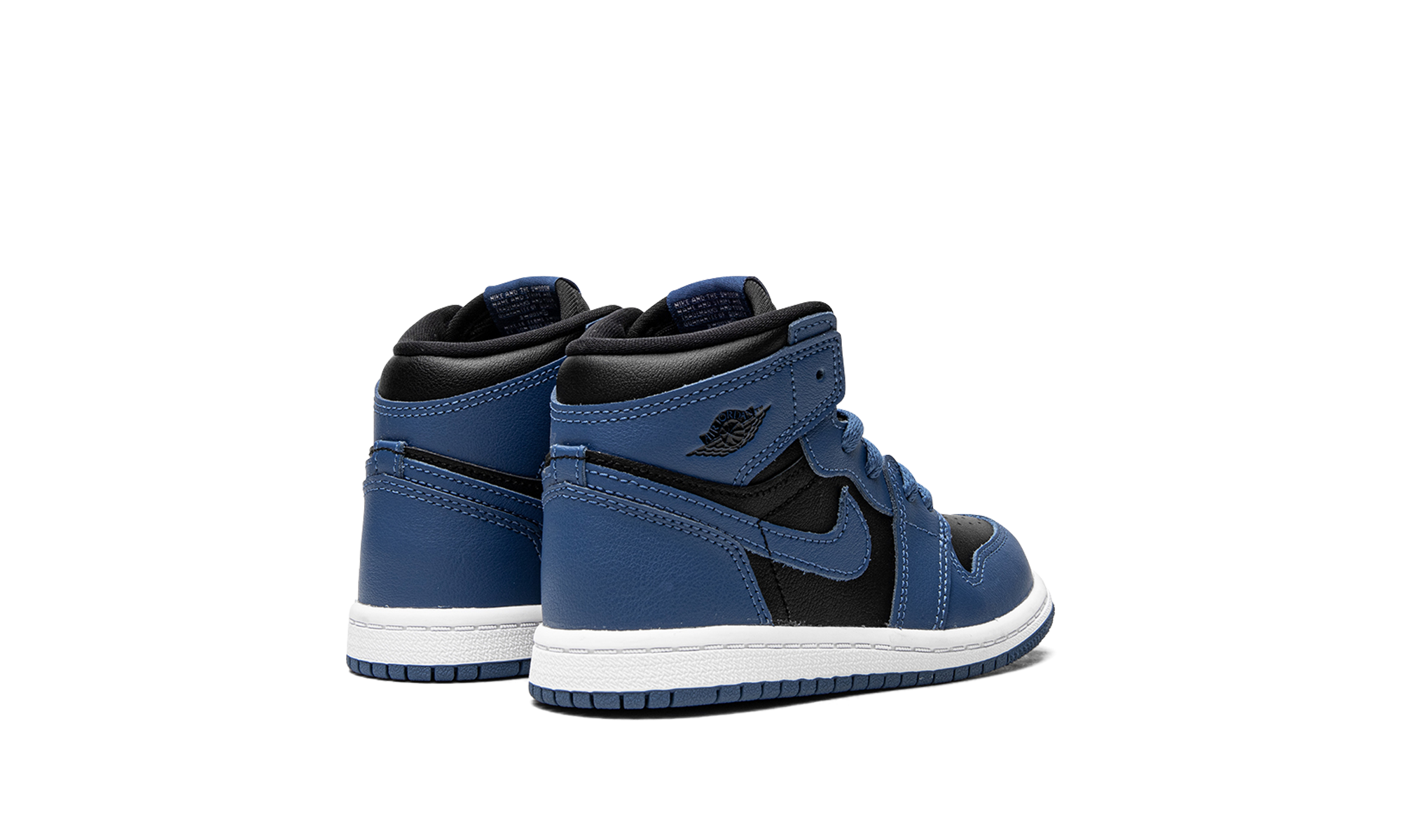 jordan 1 retro high og dark marina blue td+AQ2665-404+diagnol right behind view
