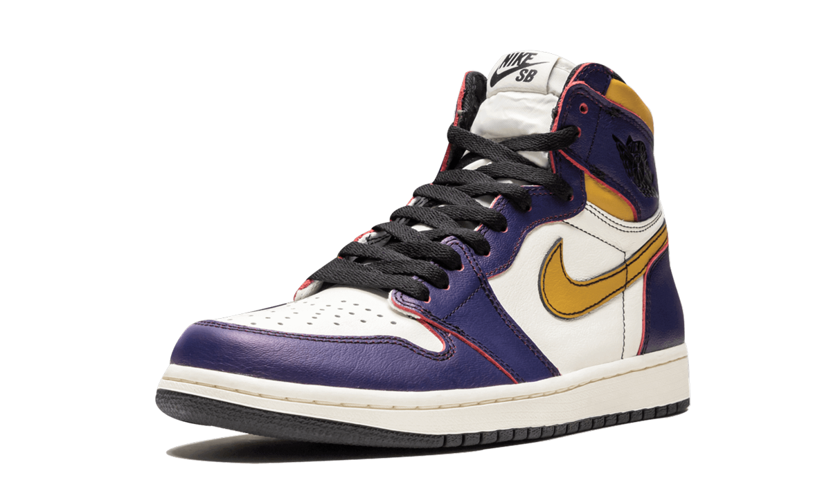jordan 1 retro high og defiant sb la to chicago+CD6578-507+left diagnol single view