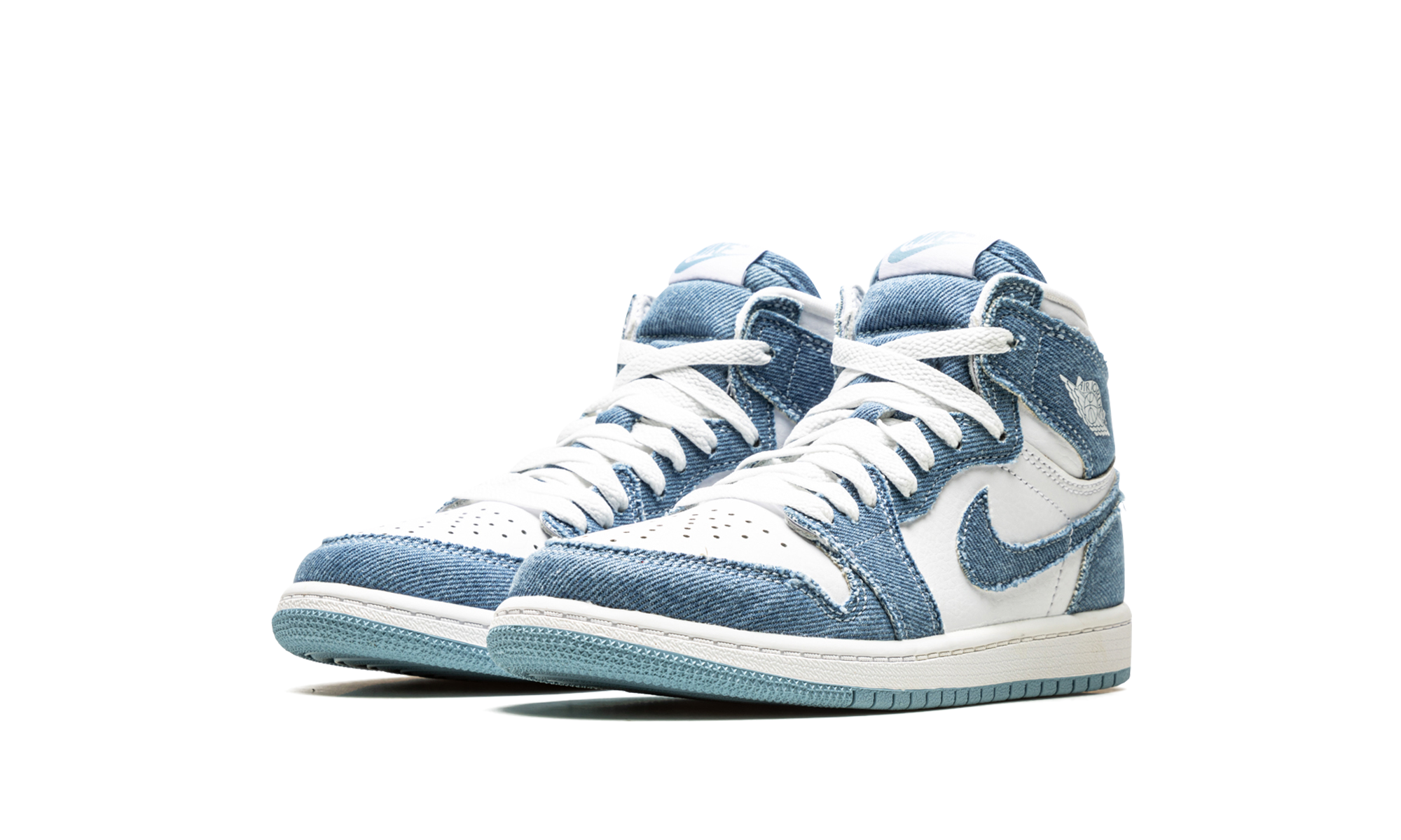 jordan 1 retro high og denim ps+CU0449-104+diagnol left view